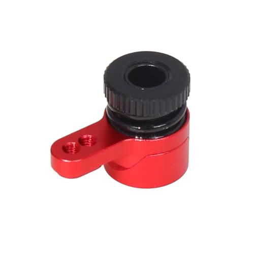 GTFRUQAS Für Arrma Für Granite Für Grom Für Typhon Für Grom Für Losi Für Mini Für LMT 1/18 Upgrade Teile Zubehör Metall 25T Servo Arm Servo Saver Set RC Ersatzteile(Red) von GTFRUQAS