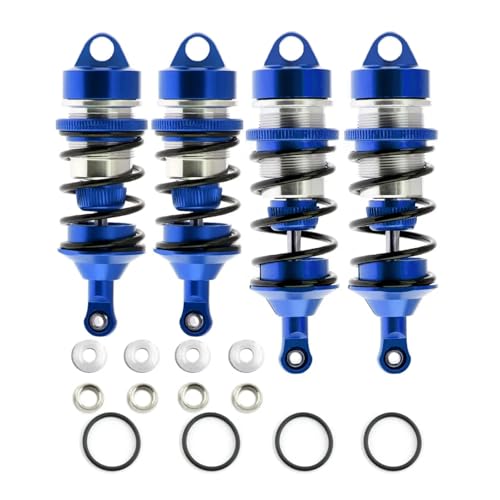 GTFRUQAS Für Arrma Für Infraction 6S Für BLX Für Felony 6S Für BLX Für Limitless 1/7 Roller Metall Stoßdämpfer RC Auto Upgrades Teile Zubehör RC Ersatzteile(Blue) von GTFRUQAS