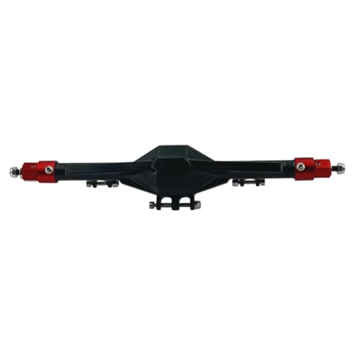 GTFRUQAS Für Axial Für Scx10 Ii Upgrades Teile Für 1/10 90046 90047 Achse Metallic Vorne Hinten Gerade Komplette Achse Crawler RC Auto Zubehör RC Ersatzteile(Red 2) von GTFRUQAS