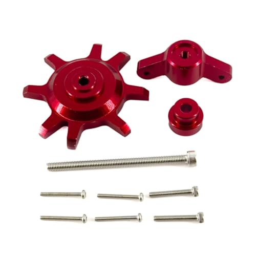 GTFRUQAS Für Axial Für Scx10 Upgrades Teile Metallic 1,9 & 2,2 Zoll Felge Reifen Reparatur Werkzeuge Presse Reifen Entferner Reifen Klemme Rc Auto Zubehör RC Ersatzteile(Red) von GTFRUQAS