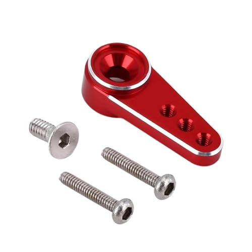 GTFRUQAS Für Axial Für Scx24 1/24 RC Crawler Auto Für Model Upgrade Teile RC Crawler Auto Teile 15T RC Servo Horn Arm Für Emax ES08MA II RC Ersatzteile(Red) von GTFRUQAS