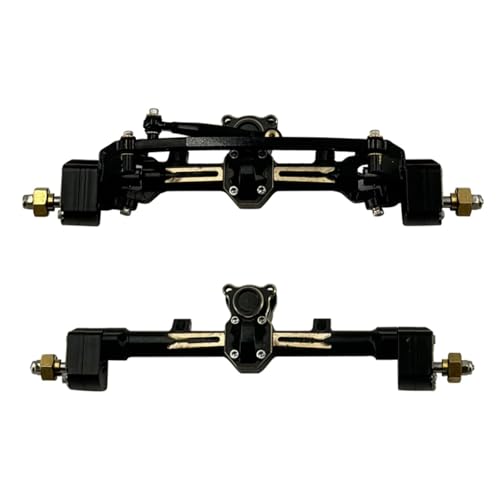 GTFRUQAS Für Axial Für Scx24 Für Jeep C01 Pickup90081AXI00005 Portal Achsen Vorne Und Hinten Für Gladiator Upgrades Teile Messing Metall Rc Auto Zubehör RC Ersatzteile(Axle Set) von GTFRUQAS