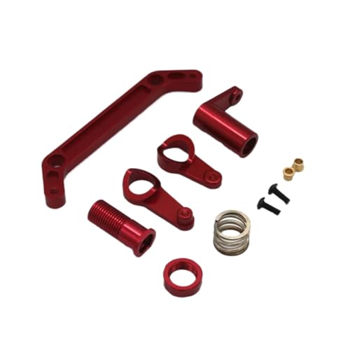 GTFRUQAS Für Jlb Für Racing Für Cheetah 11101 21101 J3 1/10 Vorne Und Hinten Für Universal Lenkung Tasse EA1003 RC Fernbedienung Upgrade Teile RC Ersatzteile(Red) von GTFRUQAS