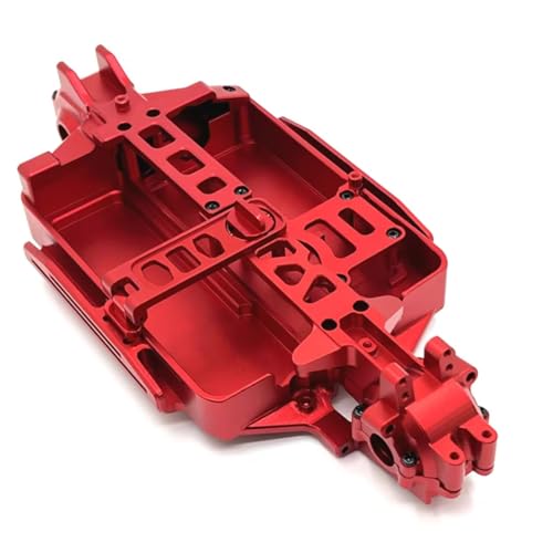 GTFRUQAS Für MJX 1/16 16207 16208 16209 16210 H16 M162 Metall Verbesserte Teile Für Chassis Vorne Und Hinten Waveboxes RC Auto Ersatz Zubehör RC Ersatzteile(Red) von GTFRUQAS