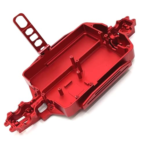 GTFRUQAS Für MJX 1/16 16207 16208 16209 16210 H16 M162 Metall Verbesserte Zubehör Für Chassis RC Auto Teile Ersatz RC Ersatzteile(Red) von GTFRUQAS