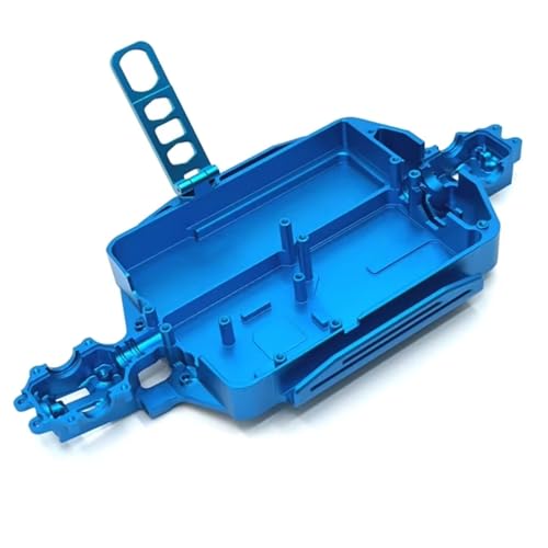 GTFRUQAS Für MJX Für Hyper Go 16207 16208 16209 16210 H16 M162 1/16 Metall Körper Für Chassis RC Auto Upgrade Teile Zubehör RC Ersatzteile(Blue) von GTFRUQAS