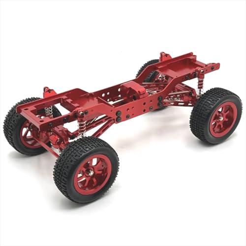 GTFRUQAS Für MN 1/12 Für MN168 Metall Upgrade Und Änderung Vorne Und Hinten Tür Brücken Rahmen Für Chassis RC Auto Teile RC Ersatzteile(Red) von GTFRUQAS