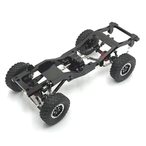 GTFRUQAS Für MN 1/12 Für MN82 Für LC79 Metall Upgrade Geändert Für Chassis RC Auto Ersatz Teile RC Ersatzteile(Black) von GTFRUQAS