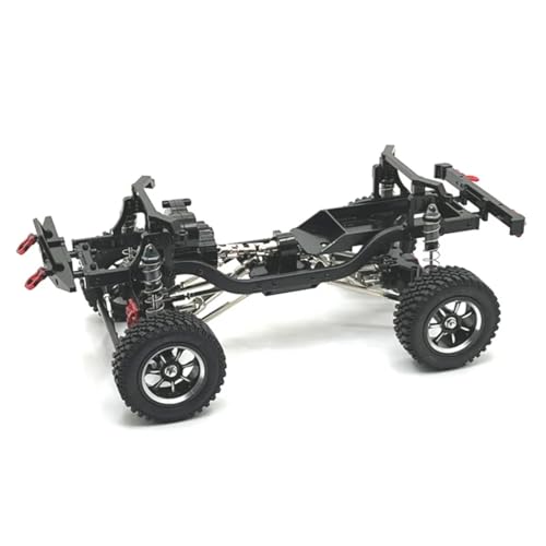 GTFRUQAS Für MN Für G500 Für MN128 MN86 MN86S MN86K MN86KS 1/12 RC Crawler Auto Upgrade Teile Zubehör Metall Montiert Für Chassis Rahmen RC Ersatzteile(Black) von GTFRUQAS