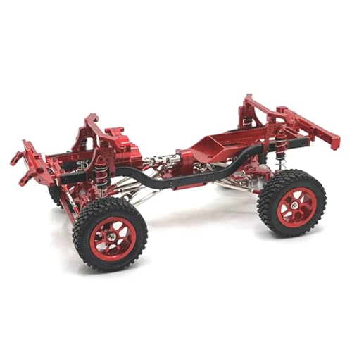 GTFRUQAS Für MN Für G500 Für MN128 MN86 MN86S MN86K MN86KS 1/12 RC Crawler Auto Upgrade Teile Zubehör Metall Montiert Für Chassis Rahmen RC Ersatzteile(Red) von GTFRUQAS