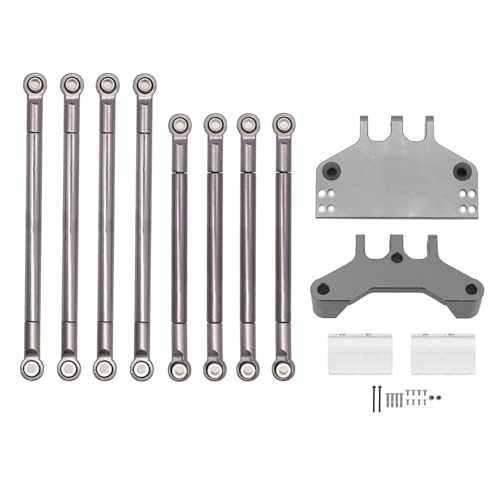 GTFRUQAS Für MN128 MN86 MN86S MN86K MN86KS Für MN G500 1/12 RC Auto Upgrade Teile Metall Link Stange Und Servo Halterung Zugstange Halterung Für Sitz Halterung RC Ersatzteile(Multi-Colored) von GTFRUQAS