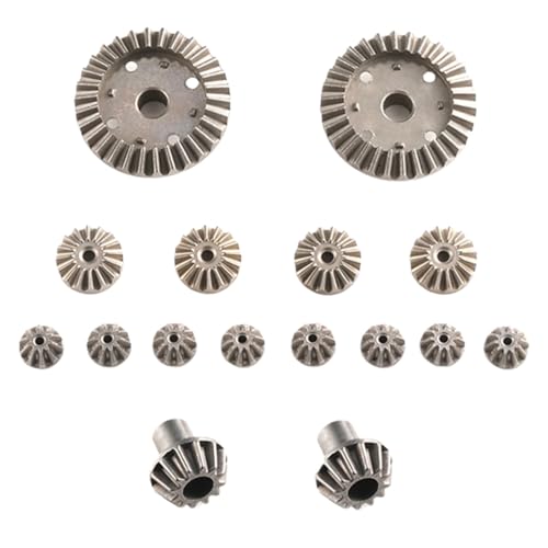 GTFRUQAS Für Metall Für Differential Getriebe Für 1/12 1/14 12428 12423 12429 124017 124018 124016 124019144001 144010 Upgrade RC Auto Teile RC Ersatzteile von GTFRUQAS