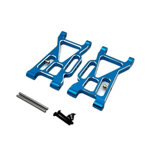 GTFRUQAS Für Mjx Für 10208 Upgrade Teile 1/10 Metall Front Lower Suspension Arm Für Schaukel Arm RC Auto Fernbedienung Upgrade Teile Zubehör RC Ersatzteile(Blue) von GTFRUQAS