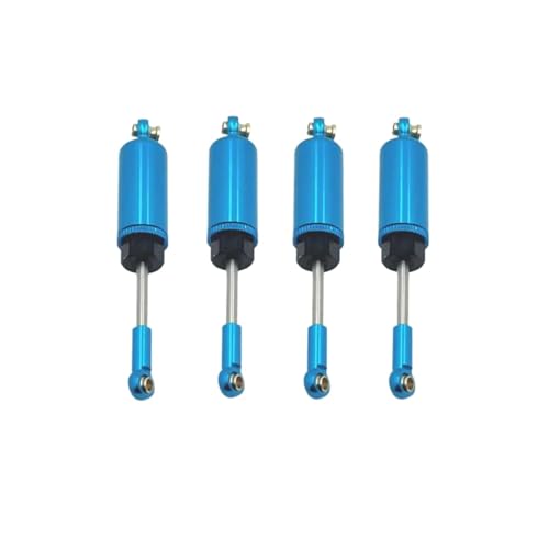 GTFRUQAS Für Mjx Für 14209 14210 RC Auto Upgrade Teile Zubehör 1/14 Metall Stoßdämpfer Öl Dämpfer RC Auto Upgrade Teile Zubehör RC Ersatzteile(Blue) von GTFRUQAS