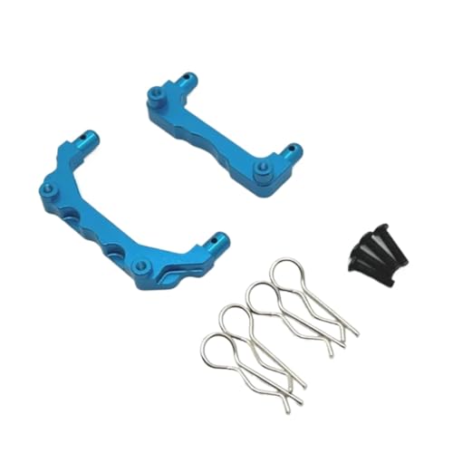 GTFRUQAS Für Mjx Für 14209 Für 14210 1/14 Für Metall Körper Mount Post Shell Spalte Fernbedienung Upgrade Teile Zubehör Teil RC Ersatzteile(Blue) von GTFRUQAS