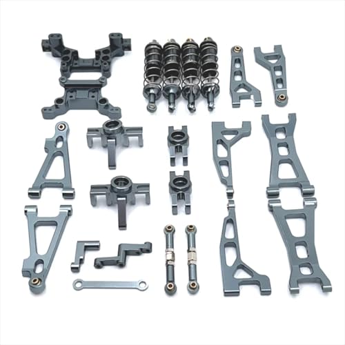 GTFRUQAS Für Mjx Für Geeignet Für Hyper Geeignet Go 16207 16208 16209 16210 H16 Upgrade Kit Geeignet Für Auto Fernbedienung Auto Zubehör RC Ersatzteile(Dark Grey) von GTFRUQAS