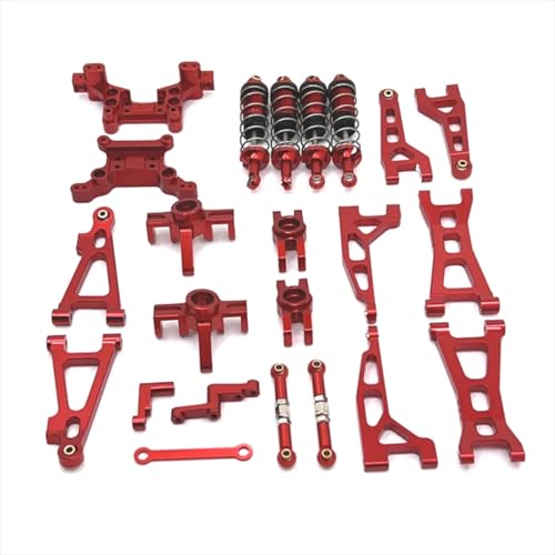 GTFRUQAS Für Mjx Für Geeignet Für Hyper Geeignet Go 16207 16208 16209 16210 H16 Upgrade Kit Geeignet Für Auto Fernbedienung Auto Zubehör RC Ersatzteile(Red) von GTFRUQAS