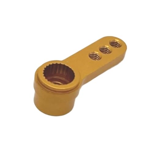 GTFRUQAS Für Mjx Für H16 16207 16208 16209 16210 1/16 Für Metall 25T Servo Arm Servo Horn RC Fernbedienung Upgrade Teile Zubehör RC Ersatzteile(Yellow) von GTFRUQAS