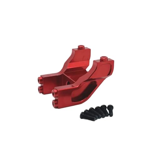 GTFRUQAS Für Mjx Für Hyper Go 14209 14210 1/14 Metall Schwanz Für Flügel Halterung Halter RC Fernbedienung Auto Upgrade Teile Zubehör RC Ersatzteile(Red) von GTFRUQAS