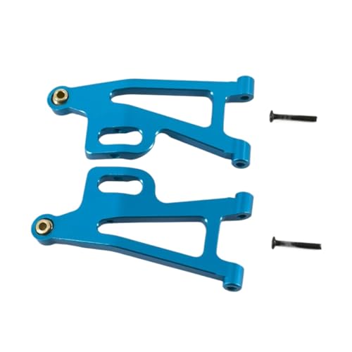 GTFRUQAS Für Mjx Für Hyper Go 14210 14209 1/14 Upgrade Teile Metall Front Lower Für Schaukel Arm Für Rc Auto CNC Aluminium Zubehör RC Ersatzteile(Blue) von GTFRUQAS