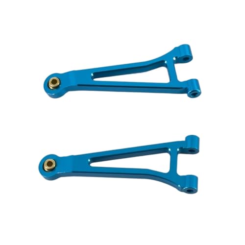 GTFRUQAS Für Mjx Für Hyper Go 14210 14209 1/14 Upgrade Teile Metall Front Upper Für Schaukel Arm Für Rc Auto CNC Aluminium Zubehör RC Ersatzteile(Blue) von GTFRUQAS