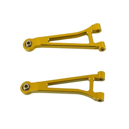 GTFRUQAS Für Mjx Für Hyper Go 14210 14209 1/14 Upgrade Teile Metall Front Upper Für Schaukel Arm Für Rc Auto CNC Aluminium Zubehör RC Ersatzteile(Yellow) von GTFRUQAS