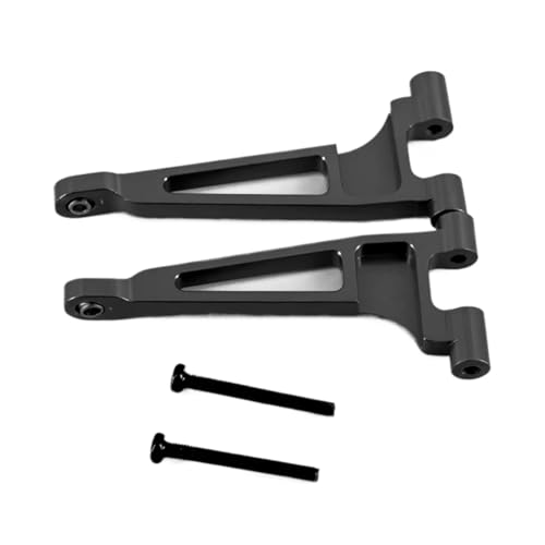 GTFRUQAS Für Mjx Für Hyper Go 14210 14209 1/14 Upgrade Teile Metall Hinten Oberen Für Schaukel Arm Für Rc Auto CNC Aluminium Zubehör RC Ersatzteile(Dark Grey) von GTFRUQAS