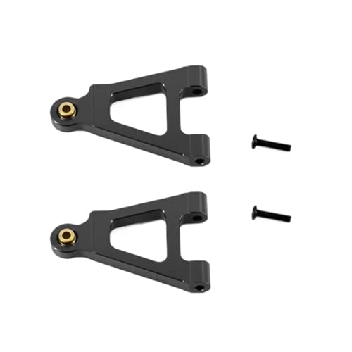 GTFRUQAS Für Mjx Für Hyper Go 14301 14302 1/14 Upgrade Teile Metall Front Lower Für Schaukel Arm Für Rc Auto CNC Aluminium Zubehör RC Ersatzteile(Dark Grey) von GTFRUQAS