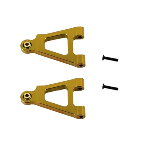 GTFRUQAS Für Mjx Für Hyper Go 14301 14302 1/14 Upgrade Teile Metall Front Lower Für Schaukel Arm Für Rc Auto CNC Aluminium Zubehör RC Ersatzteile(Yellow) von GTFRUQAS