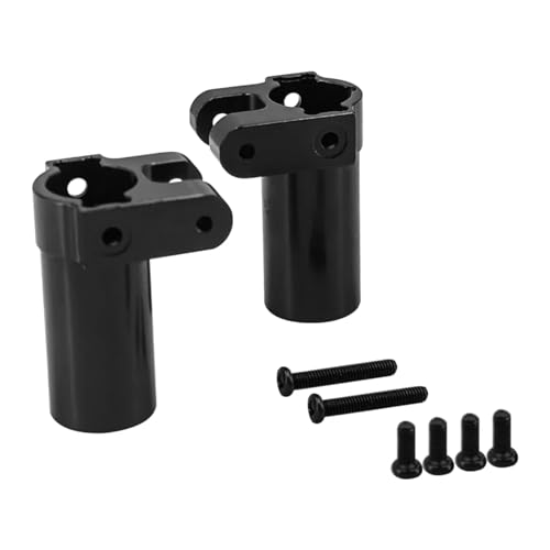 GTFRUQAS Für Mn128 Für Model Für Mn86 G500 Upgrade Teile 1/12 Skala Hinterachse Tasse Metall Fernbedienung Rc Crawler Auto Zubehör RC Ersatzteile(Black) von GTFRUQAS