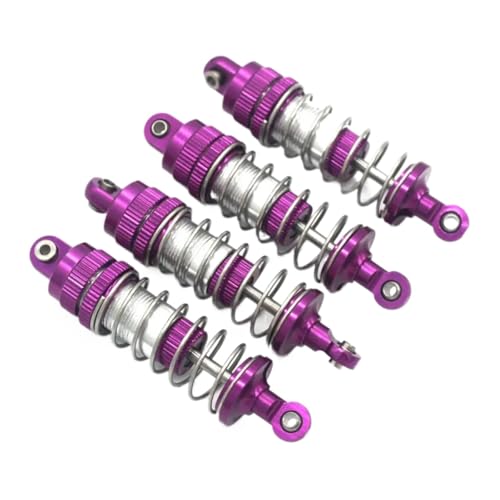 GTFRUQAS Für Scy Für 16101 16102 16103 16104 16106 16201 RC 1/16 Metall Upgrade Teile Für Fernbedienung Fahrzeug Öl Druck Stoßdämpfer Teile RC Ersatzteile(Purple) von GTFRUQAS