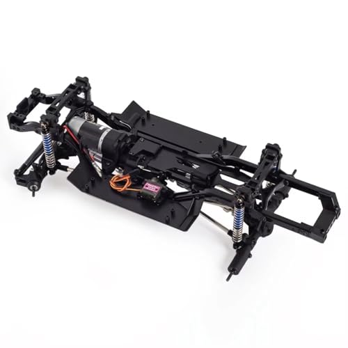 GTFRUQAS Für TRX4 Für D90 RC Crawler Upgrade Teile 313mm Radstand Für Chassis Rahmen Builders Kit 2 Für Geschwindigkeit Übertragung 35T 550 Motor RC Ersatzteile(Chassis with Axle) von GTFRUQAS