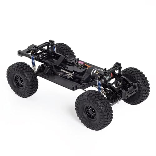 GTFRUQAS Für TRX4 Für D90 RC Crawler Upgrade Teile 313mm Radstand Für Chassis Rahmen Builders Kit 2 Für Geschwindigkeit Übertragung 35T 550 Motor RC Ersatzteile(Chassis with Wheel) von GTFRUQAS