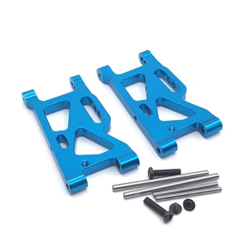 GTFRUQAS Für WLtoys 1/14 144010 144001 144002 1/12 124016 124017 124018 124019 Metall Upgrade Zubehör Vorne Für Schaukel Arm RC Auto Ersatzteile RC Ersatzteile(Blue) von GTFRUQAS