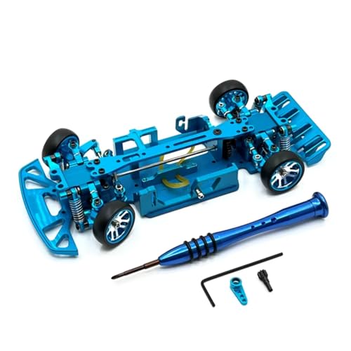 GTFRUQAS Für WLtoys 1/28 284121 K969 K979 K989 K999 P929 P939 Metall Upgrade Zubehör Modifizierten Rahmen RC Auto Ersatzteile RC Ersatzteile(Blue) von GTFRUQAS