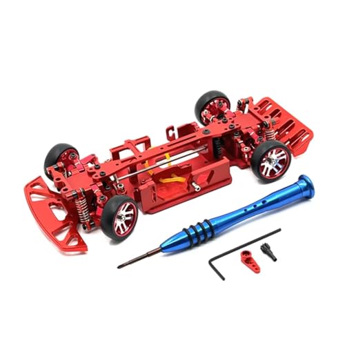 GTFRUQAS Für WLtoys 1/28 284121 K969 K979 K989 K999 P929 P939 Metall Upgrade Zubehör Modifizierten Rahmen RC Auto Ersatzteile RC Ersatzteile(Red) von GTFRUQAS