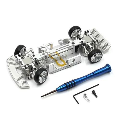 GTFRUQAS Für WLtoys 1/28 284121 K969 K979 K989 K999 P929 P939 Metall Upgrade Zubehör Modifizierten Rahmen RC Auto Ersatzteile RC Ersatzteile(Silver) von GTFRUQAS