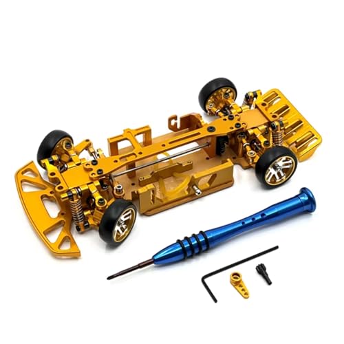 GTFRUQAS Für WLtoys 1/28 284121 K969 K979 K989 K999 P929 P939 Metall Upgrade Zubehör Modifizierten Rahmen RC Auto Ersatzteile RC Ersatzteile(Yellow) von GTFRUQAS