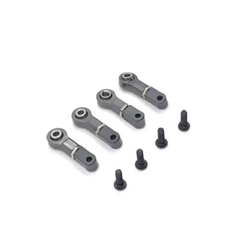 GTFRUQAS Für WLtoys 1/28 284131 K969 K979 K989 K999 P929 P939 Metall Upgrade Zubehör Oberen Für Schaukel Arm RC Auto Ersatz Teile RC Ersatzteile(Gray) von GTFRUQAS