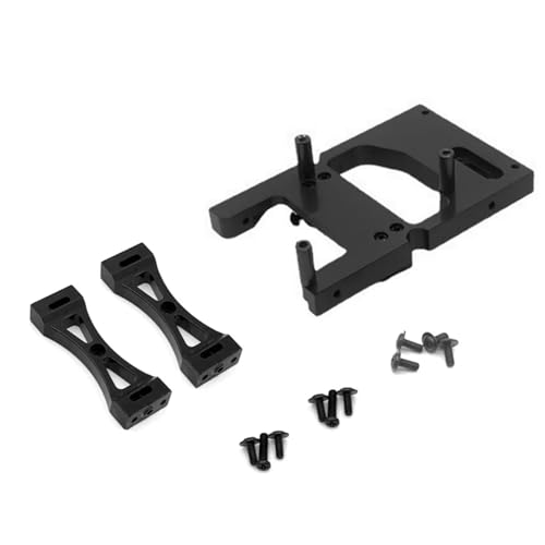 GTFRUQAS Für WPL C14 C24 B14 B24 Für MN D90 Für MN99S Metall Servo Halterung Strahl Querträger Set RC Auto Upgrades Teile Zubehör RC Ersatzteile(Black) von GTFRUQAS