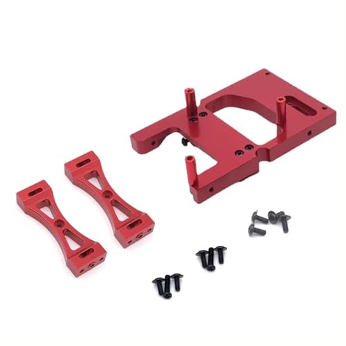 GTFRUQAS Für WPL C14 C24 B14 B24 Für MN D90 Für MN99S Metall Servo Halterung Strahl Querträger Set RC Auto Upgrades Teile Zubehör RC Ersatzteile(Red) von GTFRUQAS