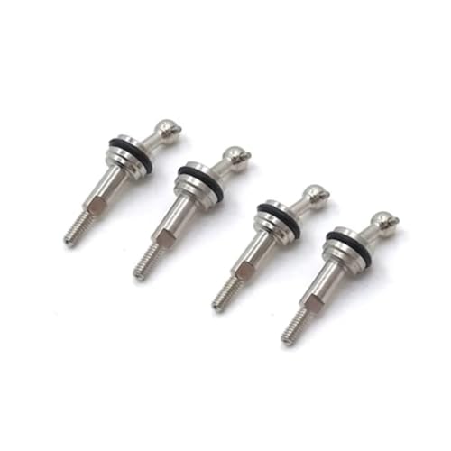 GTFRUQAS Für Wltoys 284131 K969 K989 K999 P929 4 Stücke 1/28 Metall Erweiterte Antriebswelle CVD Für Universal Joint RC Auto Upgrade Teile RC Ersatzteile(25mm) von GTFRUQAS