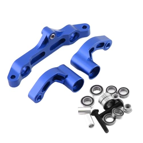 GTFRUQAS RC Ersatzteile Für Arrma 1/5 Für Kraton 8S Für Outcast 8S RC Auto Upgrade Teile Zubehör Metall Lenkung Lenkung Kurbel Set(Blue) von GTFRUQAS