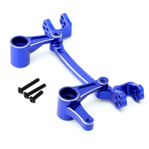 GTFRUQAS RC Ersatzteile Für Arrma 1/8 Für Mojave 4S 4X4 Für BLX RC-Auto Metalllenkung Lenkhebel Upgrade-Teile Modifiziertes Zubehör(Blue) von GTFRUQAS