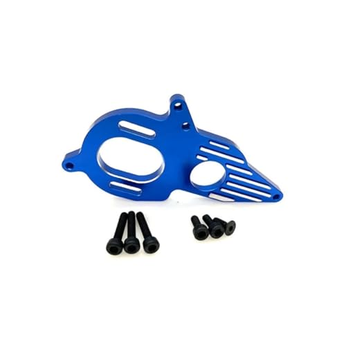 GTFRUQAS RC Ersatzteile Für Arrma Für Granite Für Mega Für Typhon Big Für Rock Für Senton 3S Für Outcast Für Kraton 4S 1/10 RC Auto Metall Einstellbare Motor Halterung Teile(Blue) von GTFRUQAS