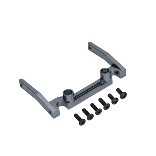 GTFRUQAS RC Ersatzteile Für Axial Für SCX10 1/10 1 Stück RC Auto Elektronikbox Montageträger Metallmaterialbeschläge Kettenauto-Upgradeteile(Gray) von GTFRUQAS