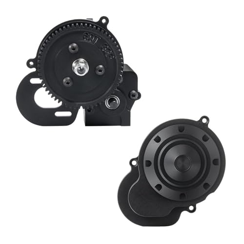 GTFRUQAS RC Ersatzteile Für Axial Für Wraith Für RR10 90048 90018 90053 1/10 Metall 2 Geschwindigkeit Übertragung Center Getriebe Abdeckung Upgrade Ersatz RC Crawler Auto Teile(Gearbox and Cover) von GTFRUQAS