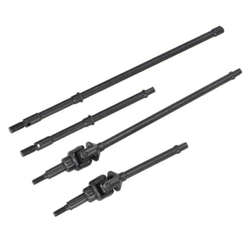 GTFRUQAS RC Ersatzteile Für Axial RBX10 AXI03005 1/10 Stahl Vorne Hinterachse CVD Antriebswelle RC Crawler Auto Modell Upgrade Teile Geändert Zubehör(1 Set (4pcs)) von GTFRUQAS