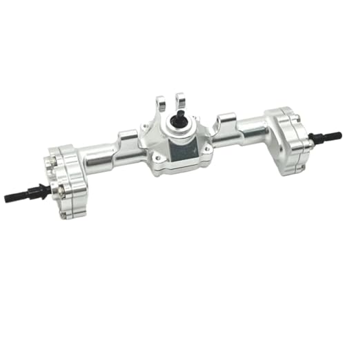 GTFRUQAS RC Ersatzteile Für FMS Für FCX24 1/24 Metall Portal Achse Komplette Vorder- Und Hinterachse RC Auto Upgrade Teile Modifizierte Zubehör Ersatz DIY Teile(Silver,1pcs Rear) von GTFRUQAS