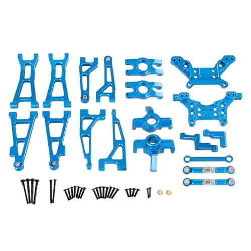 GTFRUQAS RC Ersatzteile Für HBX 16889 16889A 16890 SG1601 SG1602 1/16 RC Metall Upgrade DIY Teile Für Fernbedienung Fahrzeuge Set Geändert Zubehör(Blue) von GTFRUQAS